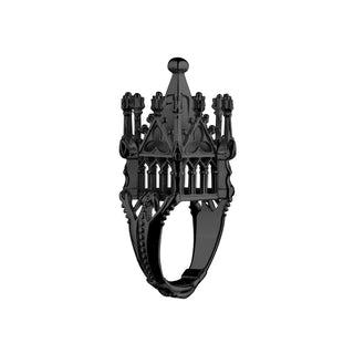 JEWISH WEDDING RING | ORIGINAL REPRODUCTION | JUDAICA JEWELRY | STERLING SILVER